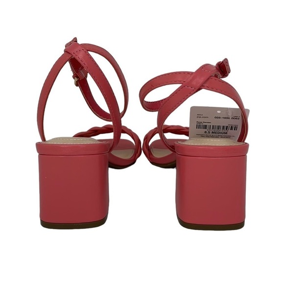 LIZ CLAIBORNE SANDALS NWT Pink Open Toes Strappy Braided 8.5 - Picture 8 of 12